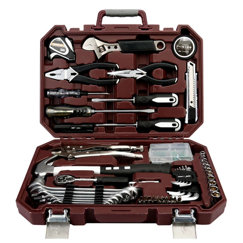 

122PCS Multifunction Household Plier Screwdriver Tool Set Kitchen Garden Tool case Professional Complete Hardware Hand Tools Box