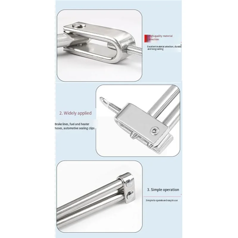 ABZV-Auto Accessorio per utensili manuali per fascette stringitubo freno Tubi Morsetto di tenuta Strumento Pinza di taglio Riparazione per fascette stringitubo tubi freno
