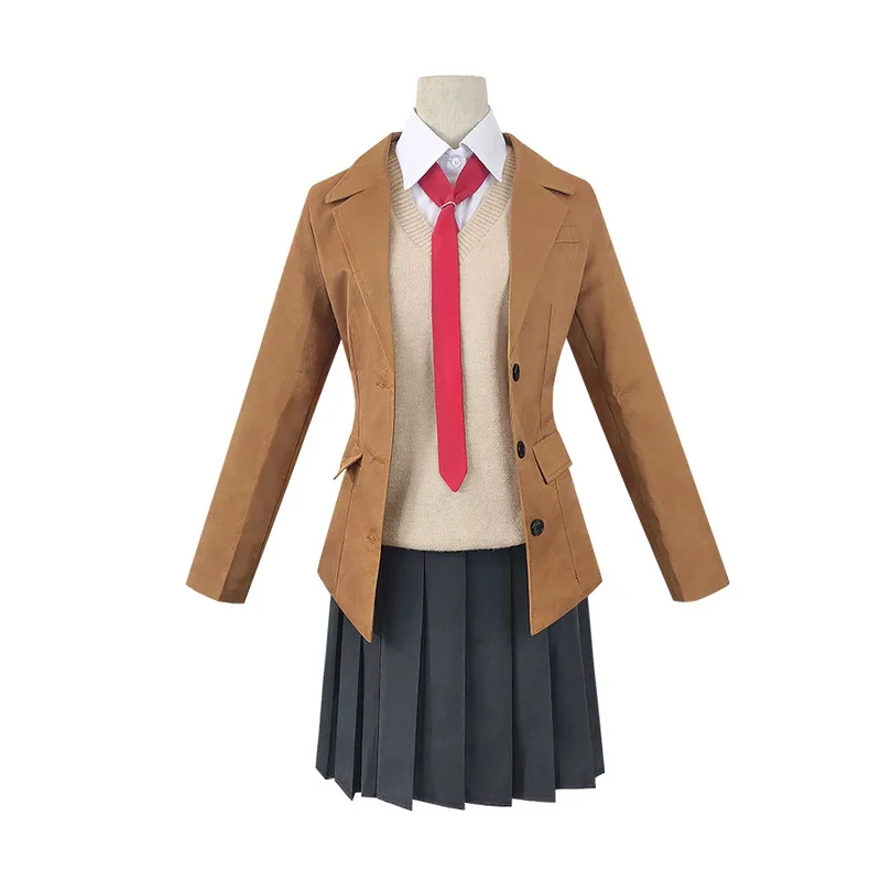 Anime Seishun Cosplay Fantasias, Yarou cego, Ajima Sakurma, Conjunto uniforme do jogo