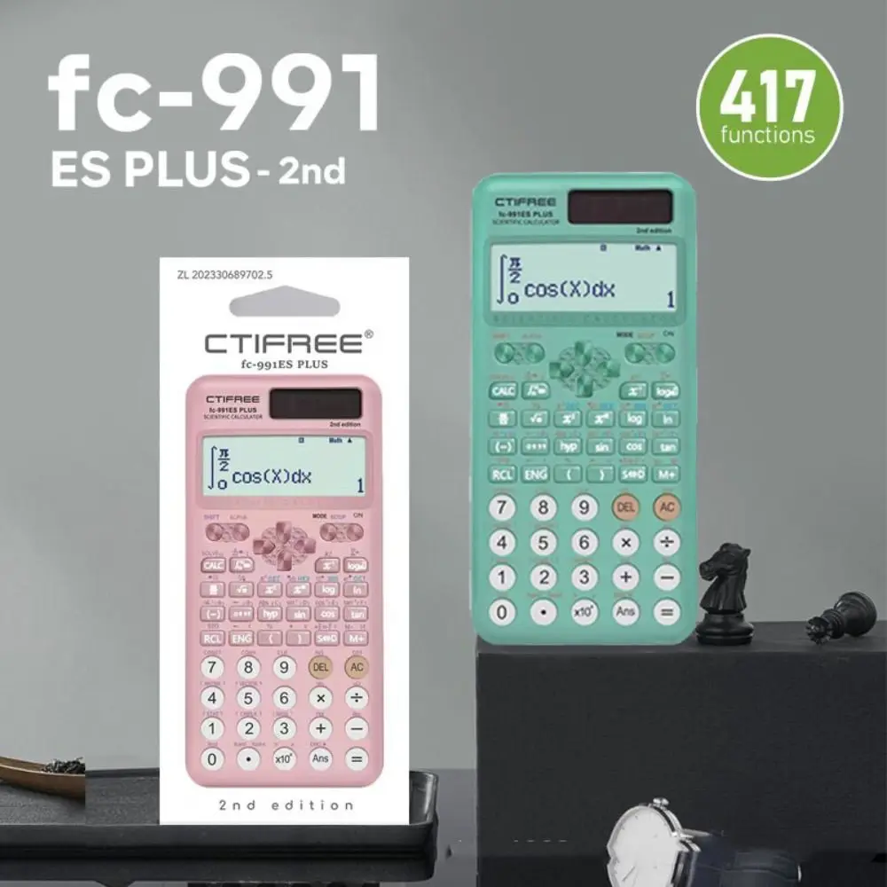 Portable 991ES Plus-2nd Edition Scientific Calculator Student Stationery 417 Function Matrix Complex Number Calculator