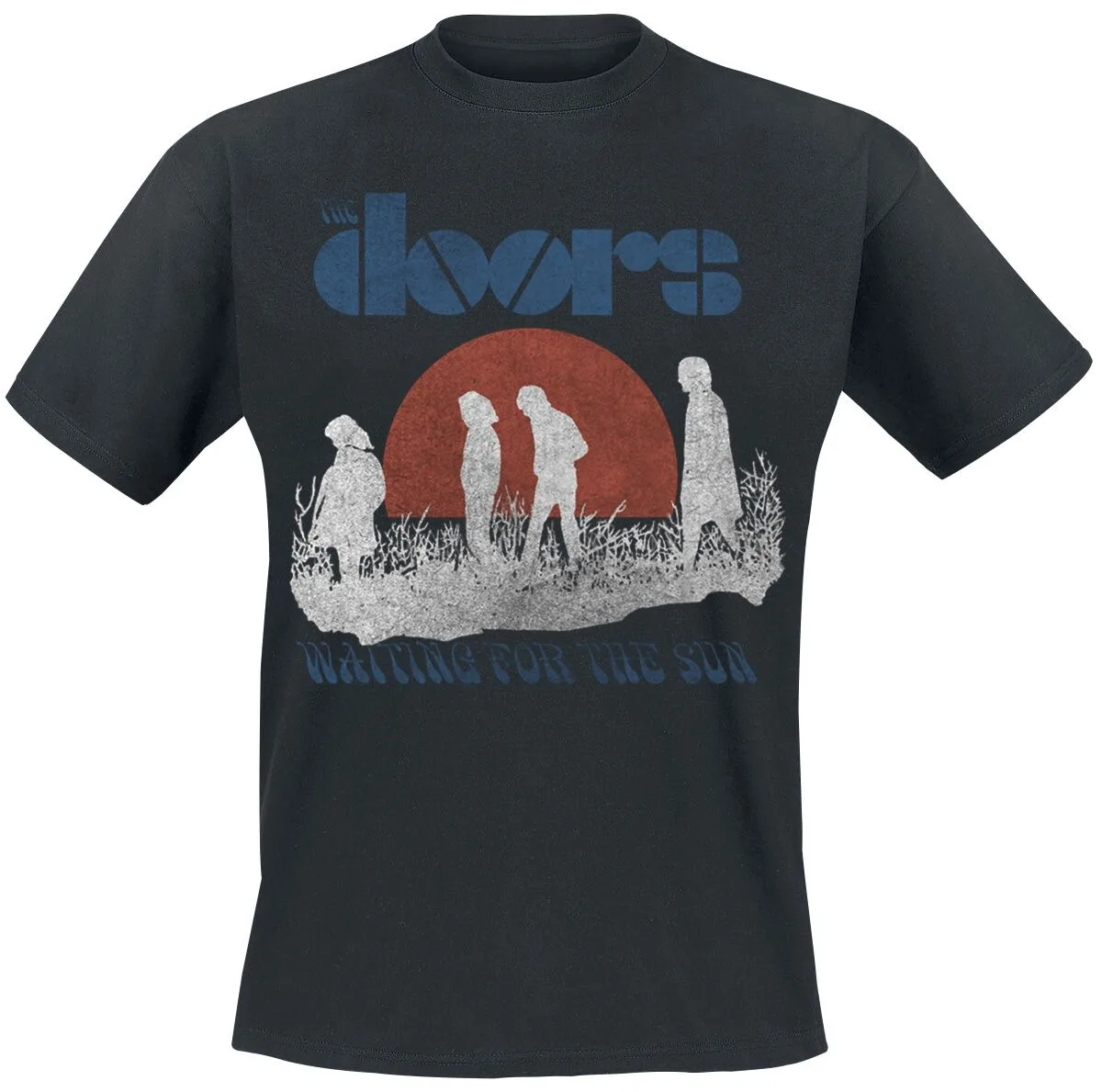 2026 The Doors Retro Logo Graphic Tee, Clean White Logo Rock Shirt for Casual & Vintage Style Fans