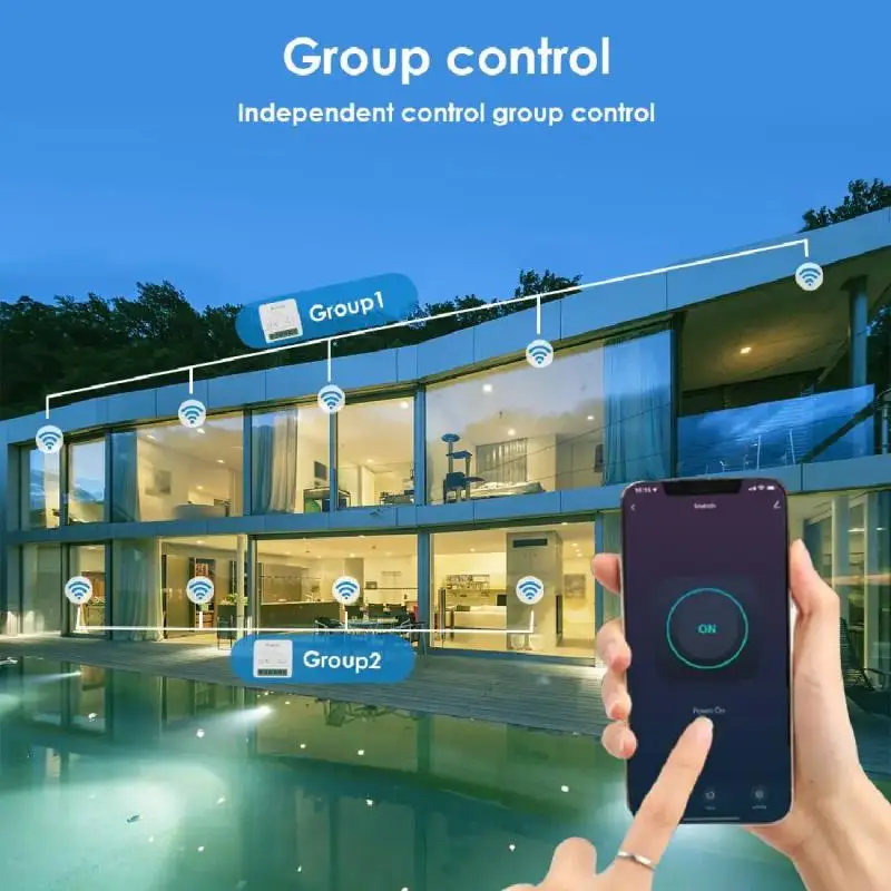 Tuya WiFi Zigbee Switch, 1, 2, 3, 4Gang, Smart Home, Mini Luz Temporizada, Módulo de Controle Remoto, Via Smart Life, Alexa, Google Home