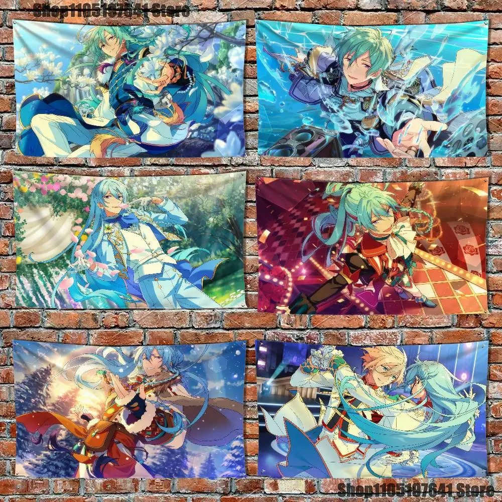 

E-Ensembles S-Stars Wataru H-Hibiki Flags for camping living room bedroom party carnival booth interior decorations