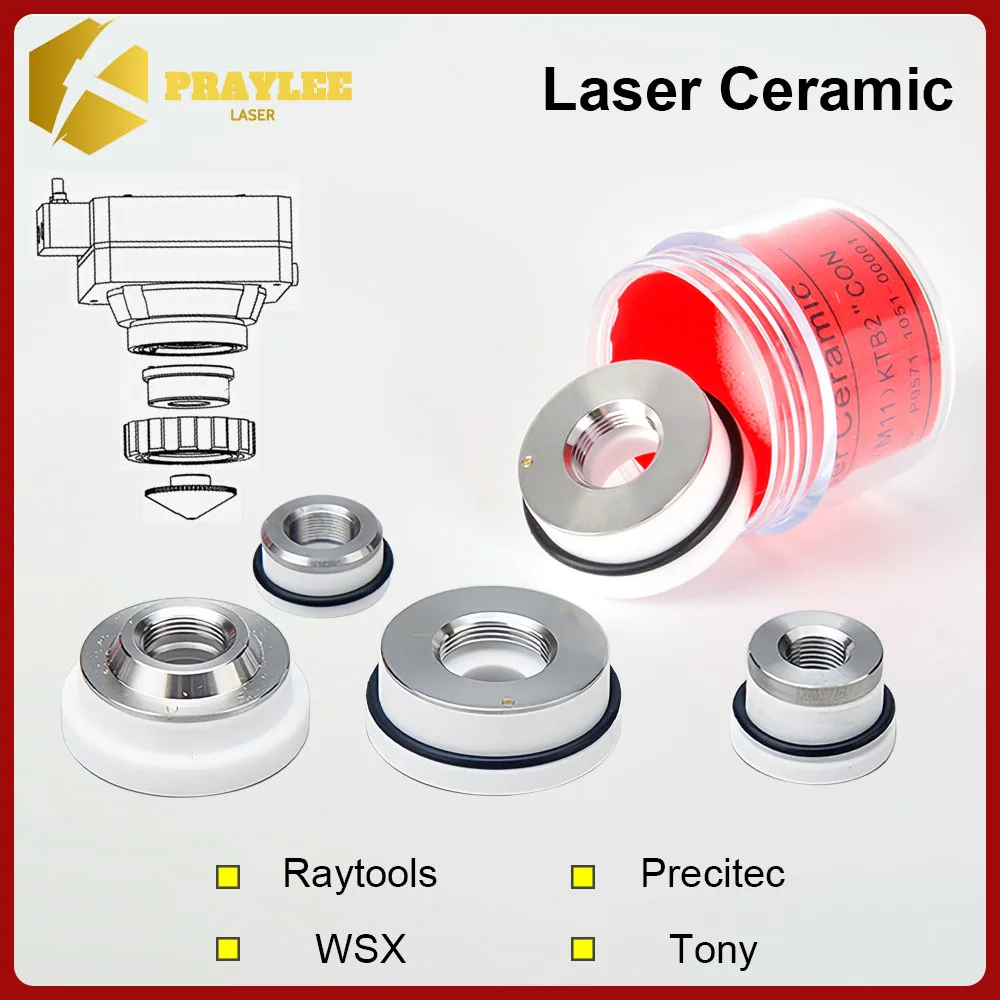 

Laser Ceramic Body Nozzles Holder Raytools D28 D32 Precitec-KTXB WSX-Mini TONY for Laser Cutting Head