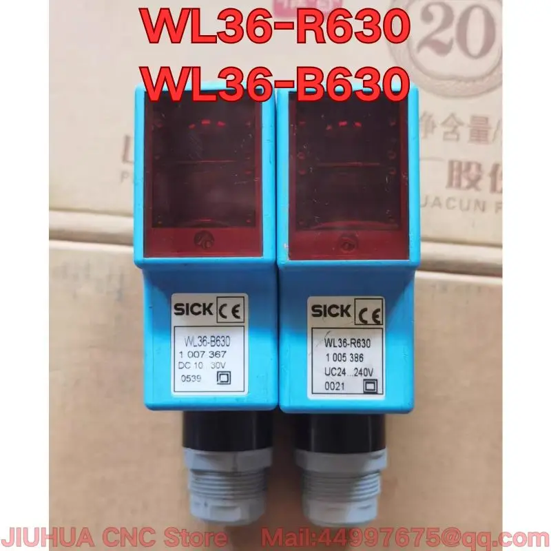 Second-hand WL36-R630 WL36-B630 photoelectric sensor function test is normal