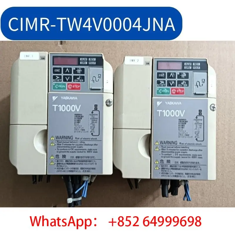 

second-hand Inverter CIMR-TW4V0004JNA 1.5/0.75kw 380V tested ok