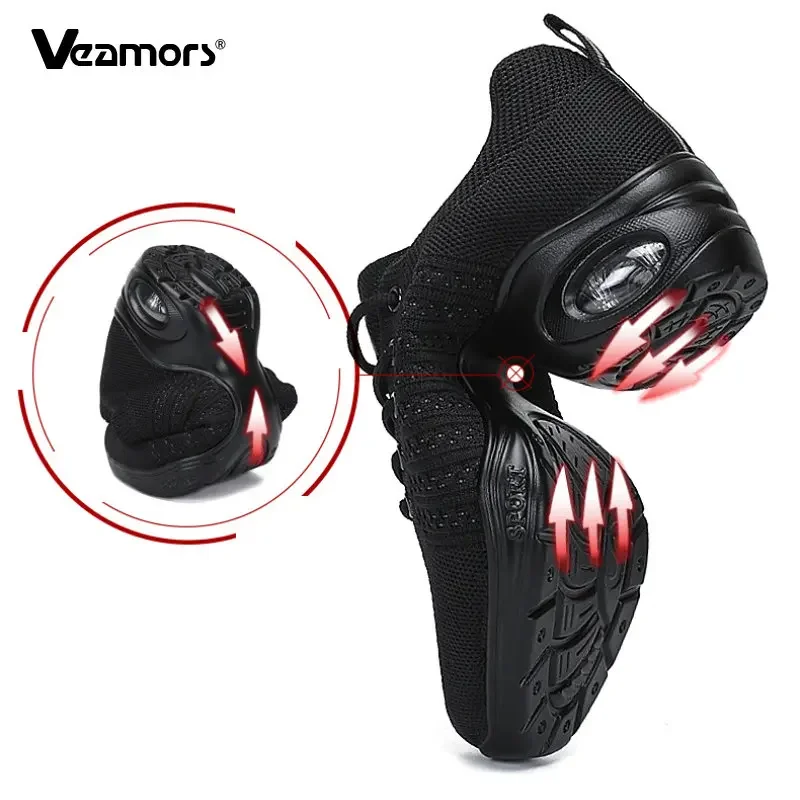 Women's Breathable Lightweight Dance Shoes Jazz Modern Soft Outsole Dance Sneakers Athletic Fashion Casual