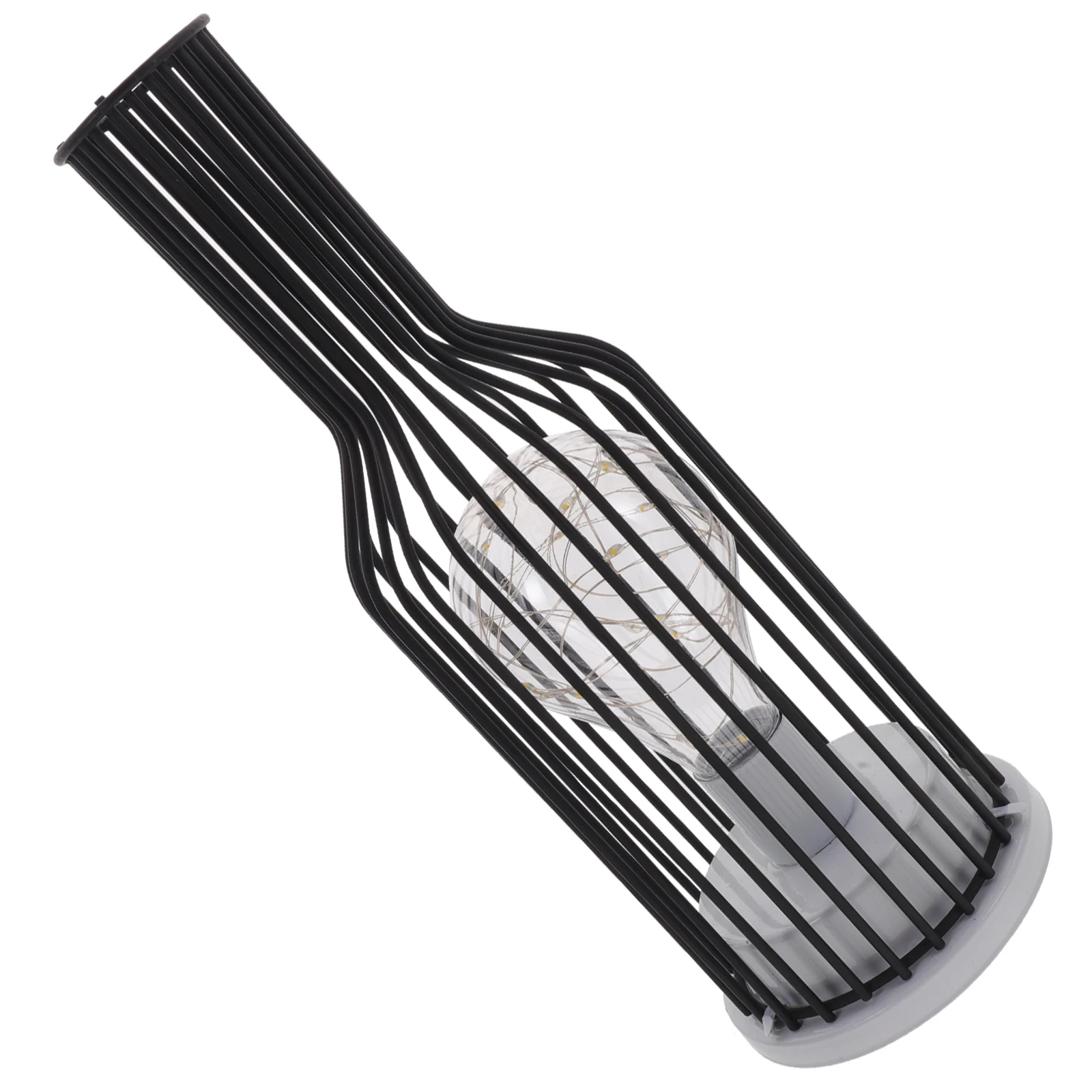 Wine Bottle Shape Night Light Operated Decorative Lamp for Living Room Reliable Stable Desktop Use Decorative Night Lamp