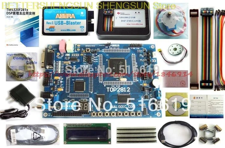 

Free shipping DSP2812 board 00IC TOP2812 TMS320F2812 Learning board DSP kit