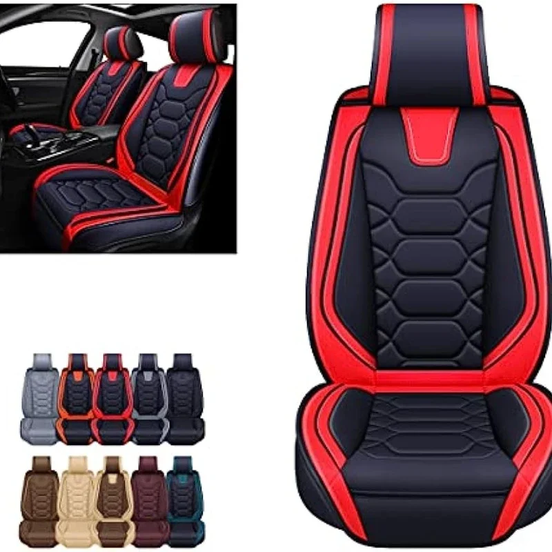 Custom car seat cover universal luxury leather front and rear full set of interior accessories 99% car SUV pickup truck 2025