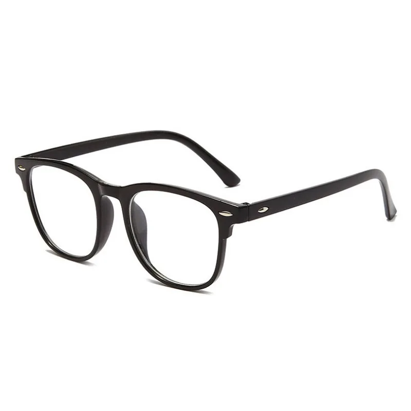 Gafas ultraligeras Retro con montura transparente para hombre y mujer, anteojos lisos con protección contra luz azul, decoración para fiesta, gafas falsas