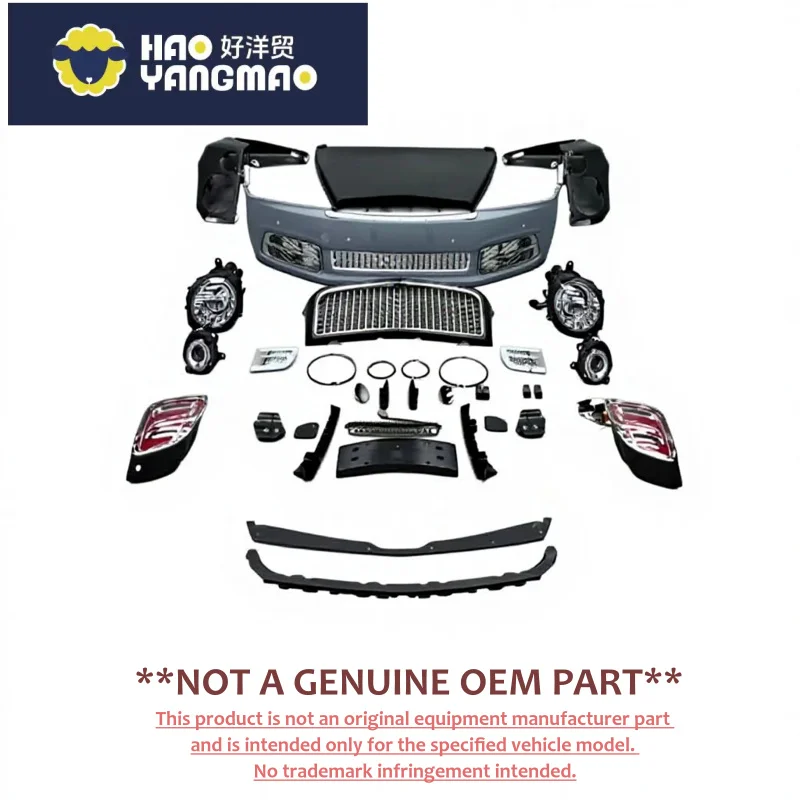 For Bentley Mulsanne FRP Kit Upgrade New Front/Rear Bumper Headlights Taillights Factory Direct High Quality