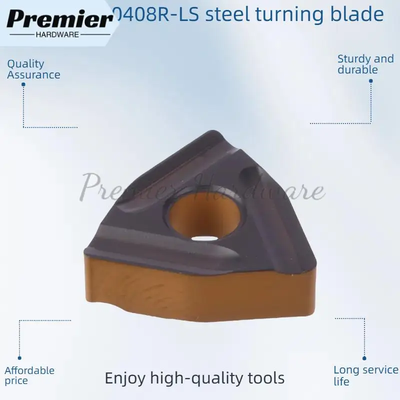 WNMG080408R-LS SP3200 Inserti per tornitura in acciaio Tipo positivo Adatto per la lavorazione di parti in acciaio dolce