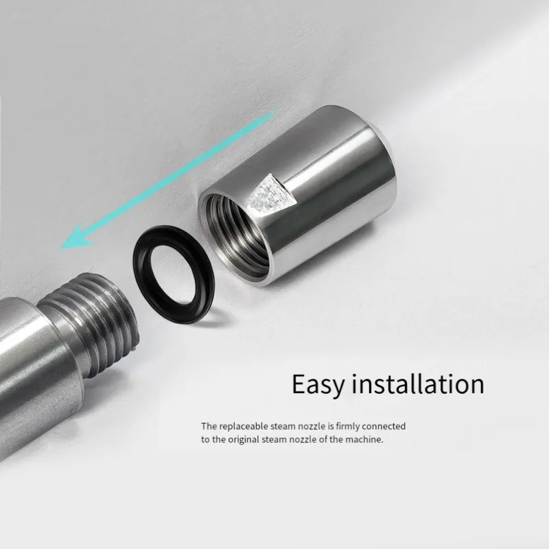 [NEW!A65Z】 Espresso Machine Replacement Parts For Rancilio Silvia& Silvia Pro X-Steam Tip(3-Hole Nozzle)