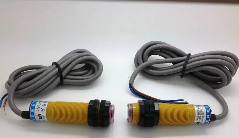 1Pair DC 6-36V Opposed IR Detect Optoelectronic Sensor E18-T3P1 Sensory Distance 5m