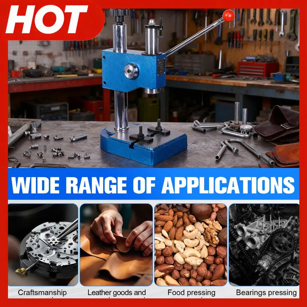 

Ручной пресс 0,5 тонны, настольный, для штамповки, гибки, растяжки и формовки металла