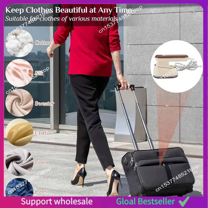 A38M Handheld Steamer Iron For Clothes Support Dry & Wet Ironing, 800W Mini Portable Clothes Steamer Iron, Travel EU Plug Easy T