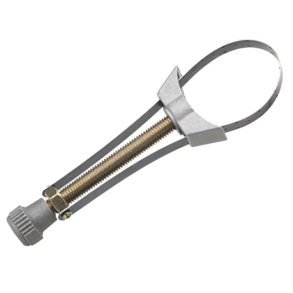 1pc Car Auto Motorcycle Oil Filter Removal Tool Strap Wrench Diameter Adjustable 60mm To 120mm