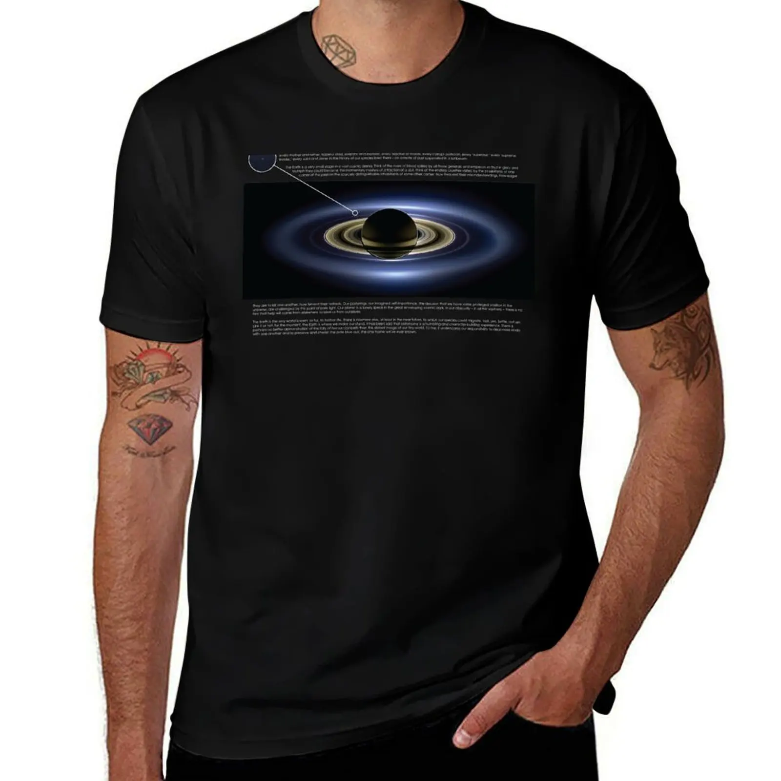 

Pale Blue Dot T-Shirt man t shirts for men funny t shirts man T-Shirt