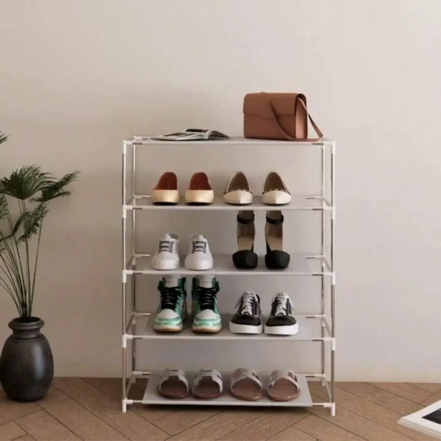 Easy To Assemble Metal Shoe Rack - Multi-Layer Large Capacity Shoe Storage - Multifunctional Independent Shoe Rack Suitable For
