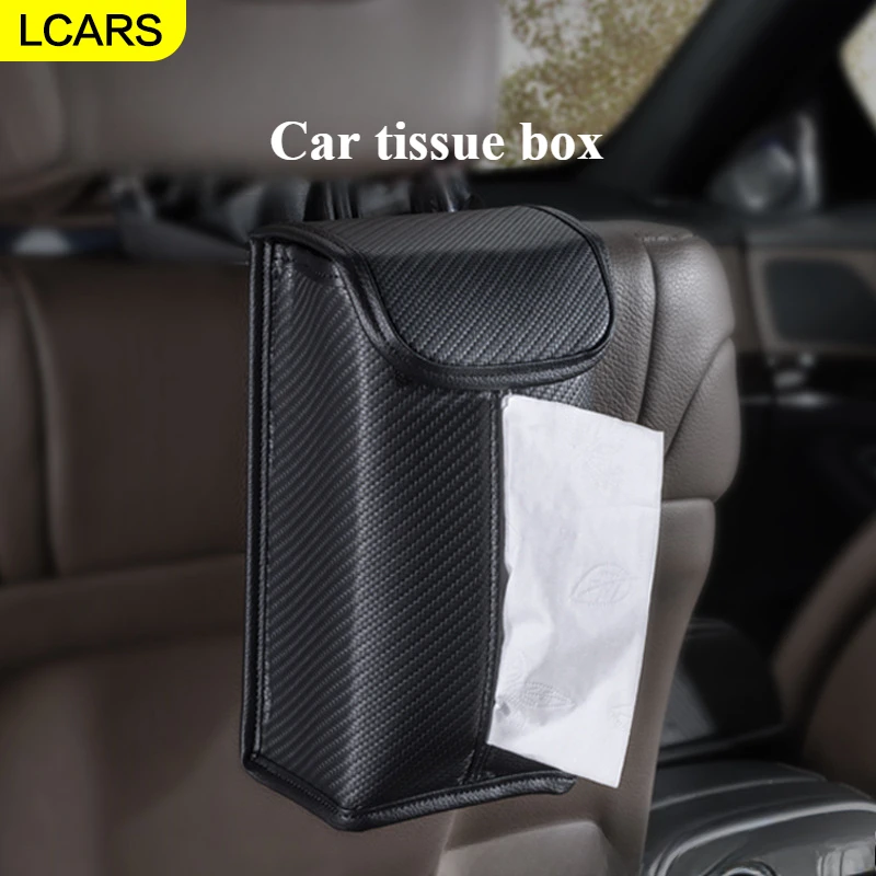 

Lcars-Car Tissue Box, Can Be Hung on the Sunshade, Can Be Placed on the Armrest Box and Seat Back, Car Interior Products