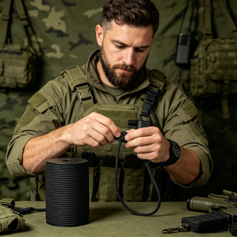 100M Military Standard 9-Core Paracord Rope 4mm Outdoor Parachute Cord Survival Umbrella Tent Lanyard Strap