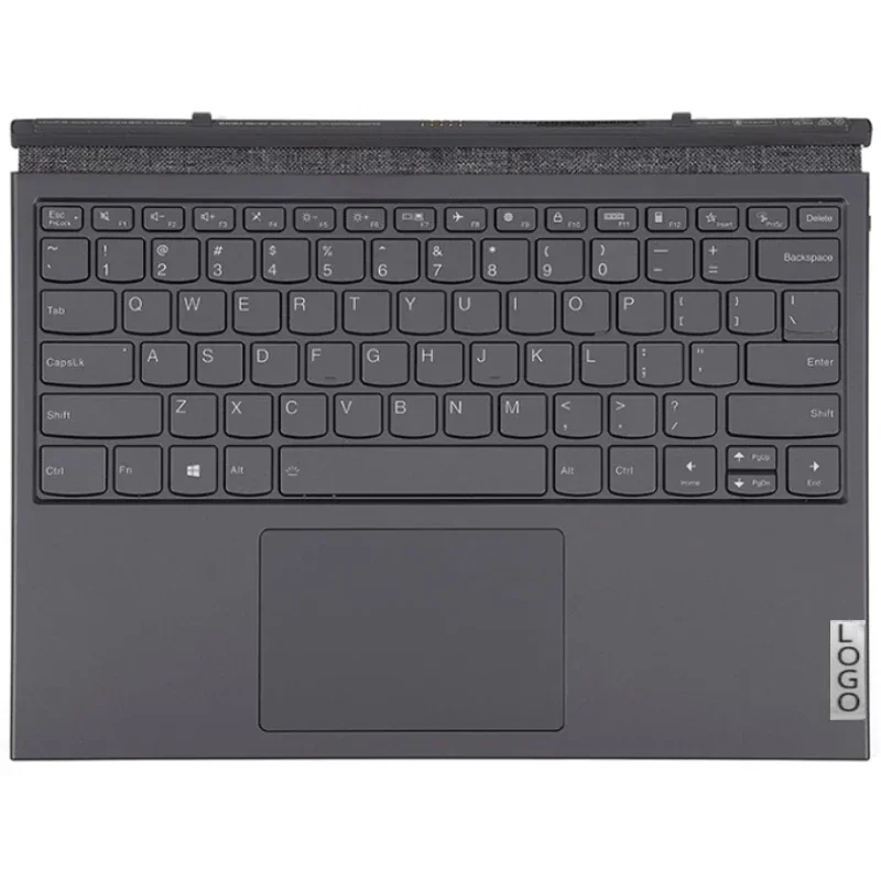 

New Palmrest US Keyboard Cover Case For Yoga Duet 7-13IML05 Docking Gray