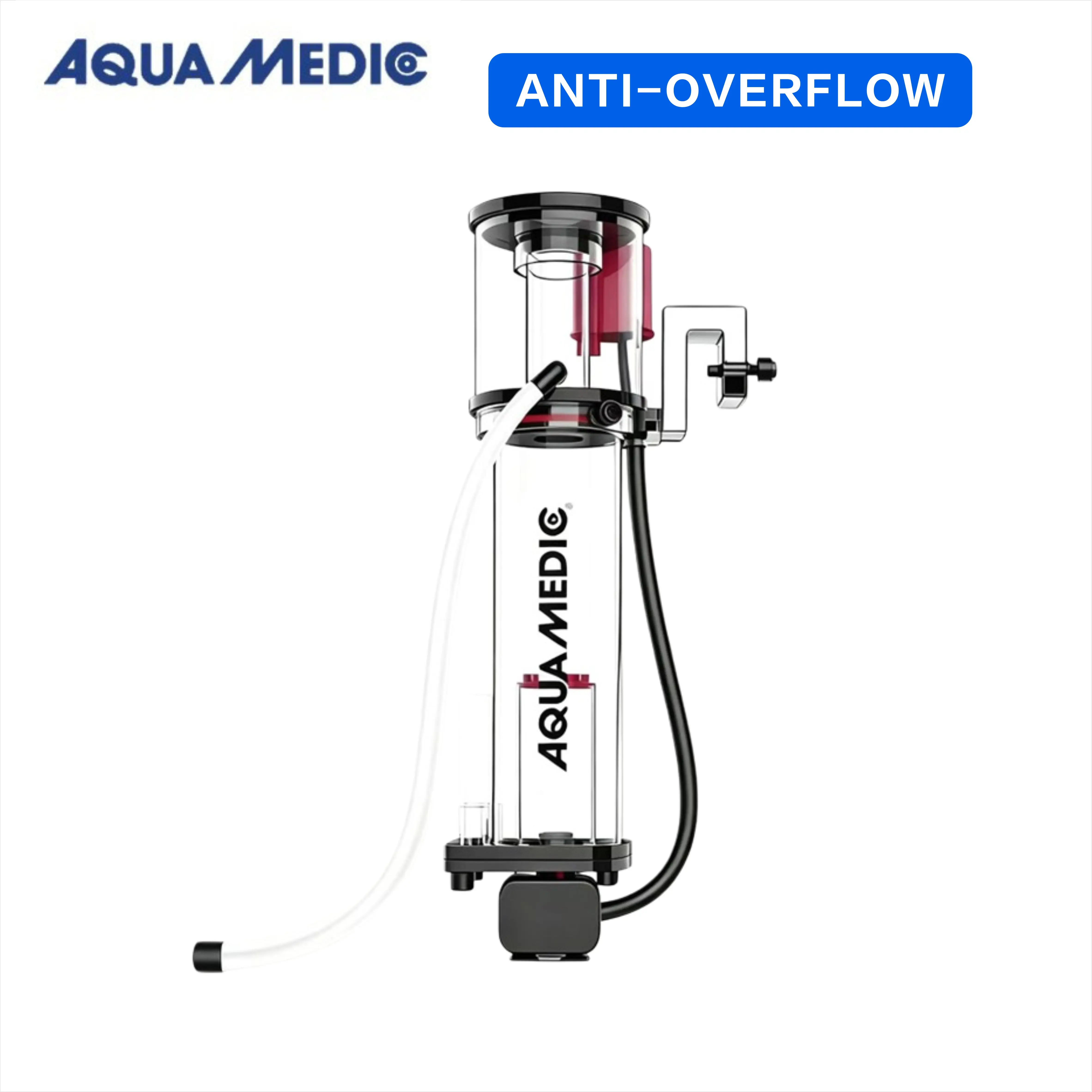 Aqua Medic EVO101 Back Chamber Protein Skimmer, Variable Frequency Silent Anti-Overflow Internal Separator for Marine Reef Tank