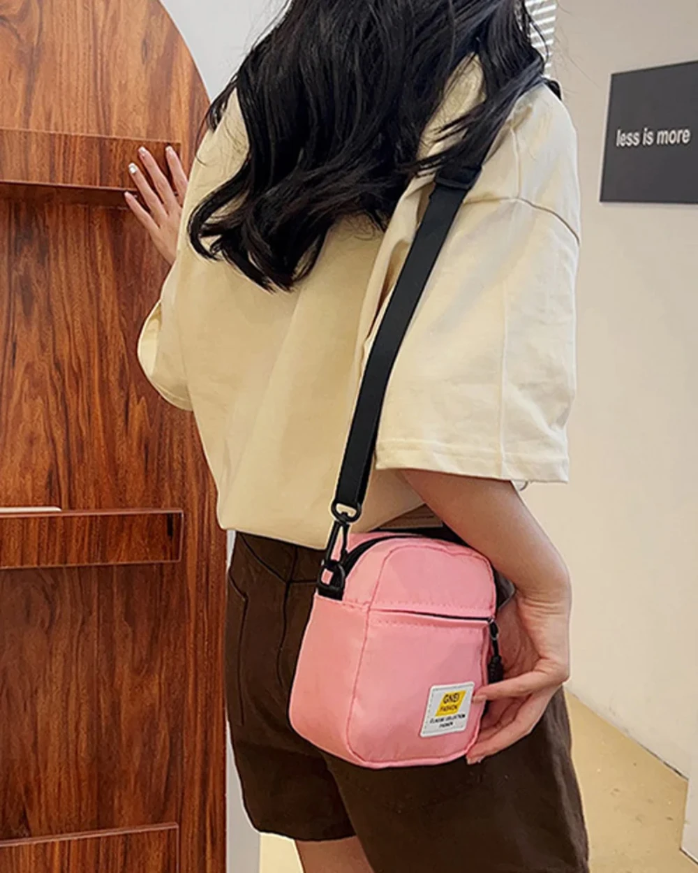 New One Shoulder Crossbody Bag Fashion Autumn And Winter Simple Nylon Japanese Women Ba