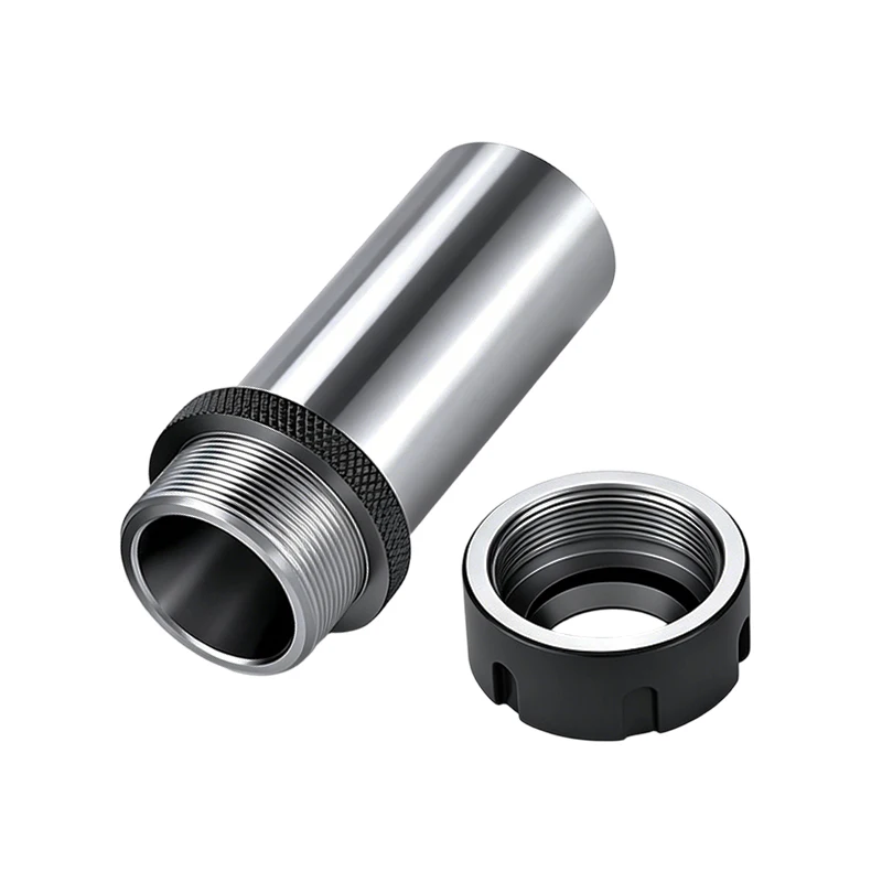CNC Lathe Variable Diameter Straight Shank ER Extension Rod Tool Holder Fits ER16 ER20 ER25 ER32 Reduction Sleeve