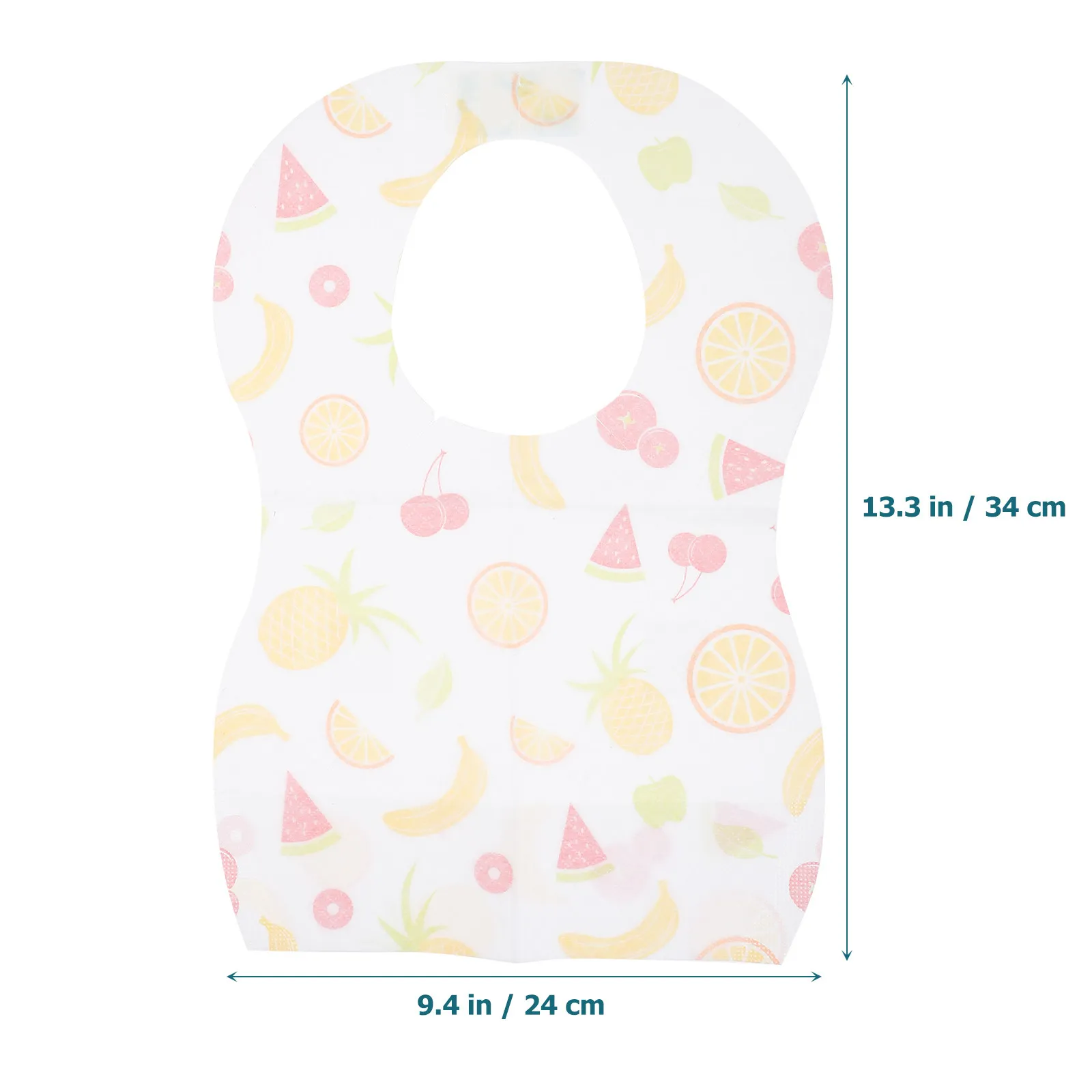 20Pcs Toddler Baby Bibs Disposable Drooling Feeding Bibs Infant Baby Girl Fruit Pattern Soft Comfortable Toddler Drool Bibs,