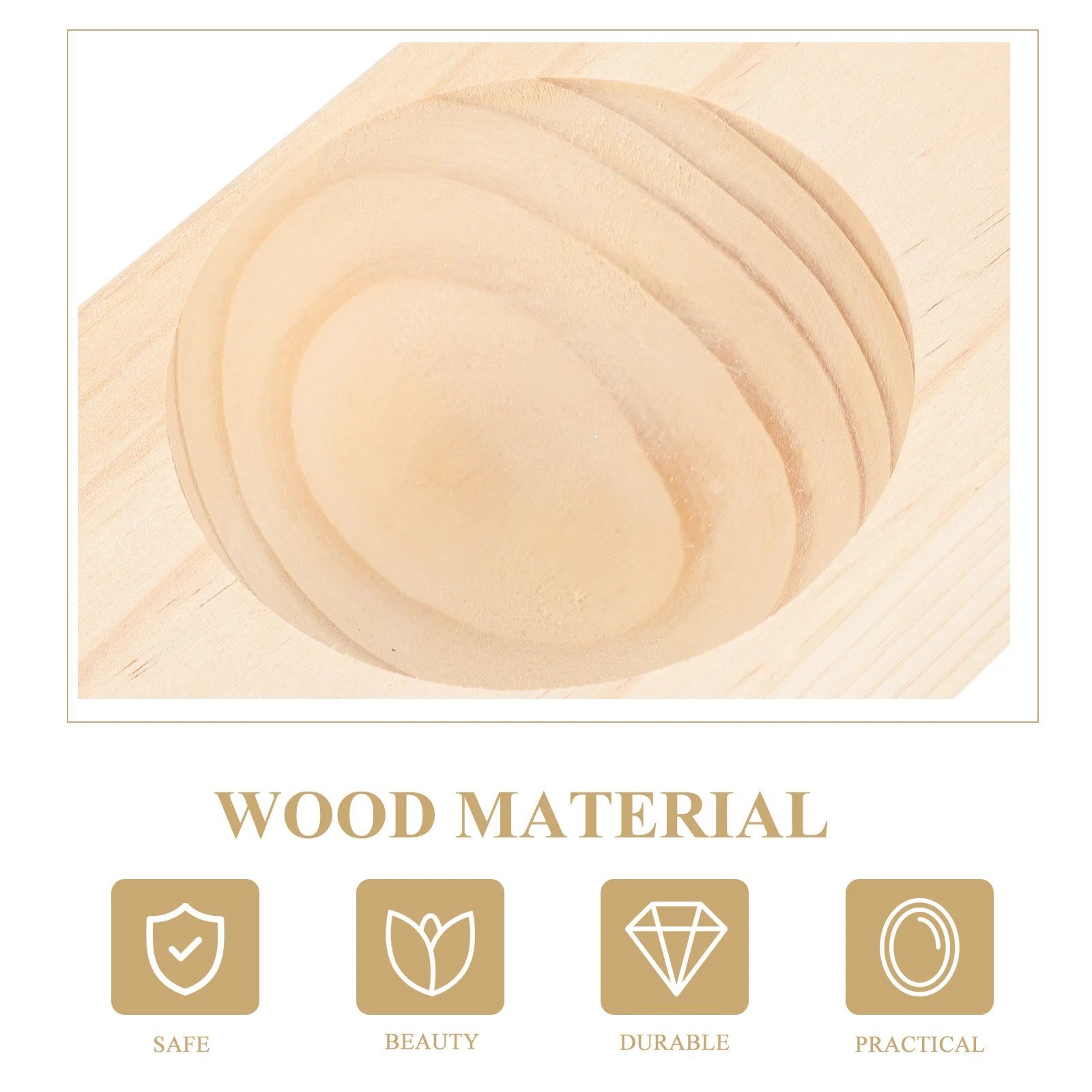 

Dumpling Wrapper Presser Wooden Dough Pressing Tool Kitchen Accessories Rice Cake Maker Mold Stencils Practical