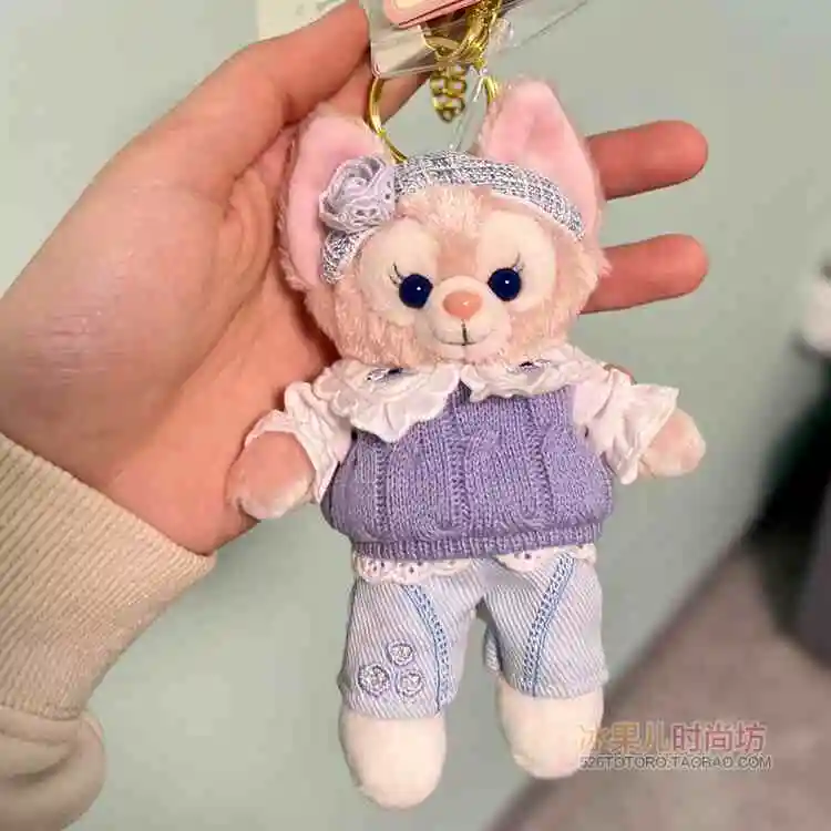 Disney Toys Doll Keyring Keychain Linabell Multi Style Collection Candy Flower Fairy Kawaii Bag Pendant Lovely Gift For Friend