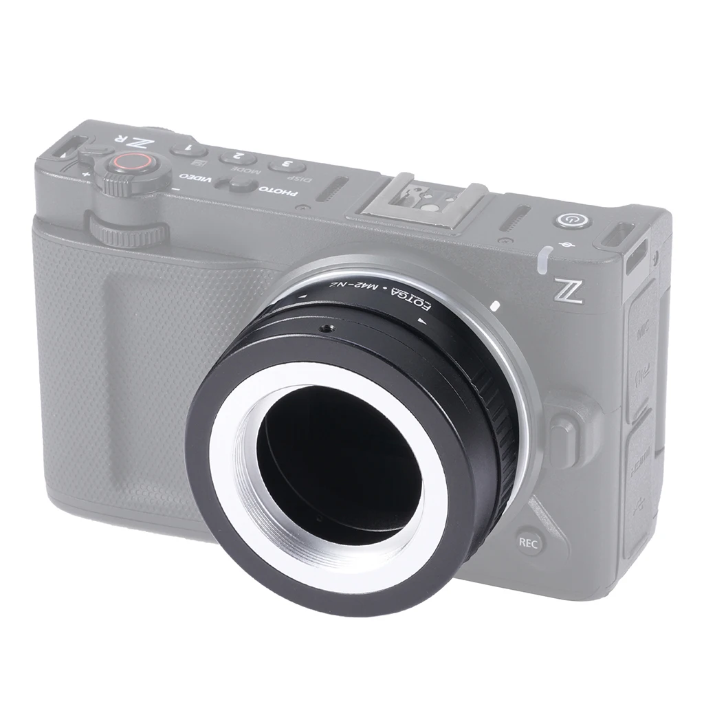 Aluminiumlegierung Adapterring M42-Objektivanschluss auf EOSR T2-Anschluss M42-EOSR Objektivadapter für Canon EOSR RP für Nikon spiegellose Kamera – Detail 24