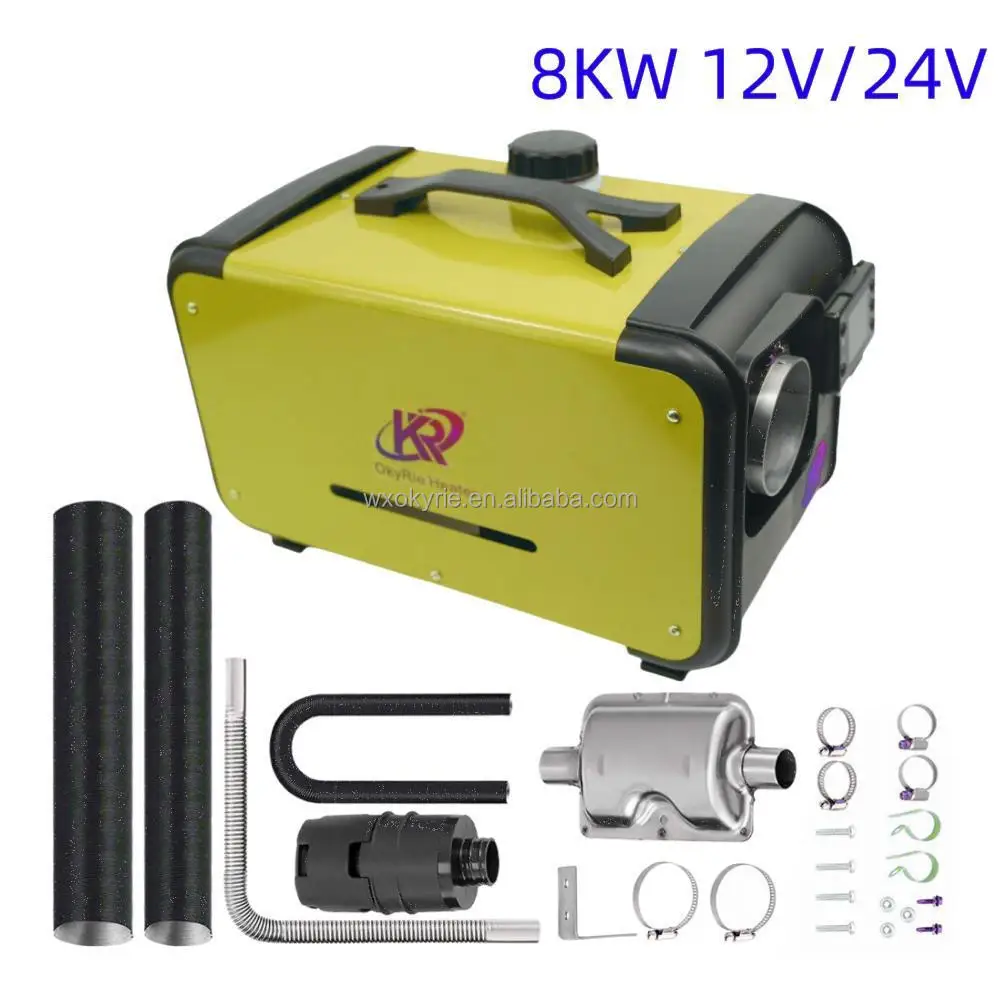 Portable 5kw Power Truck Cab Caravan Boat Bus Diesel Heater Quick Heating Aluminum 12V/24V/220V Price Air Conditioning Systems