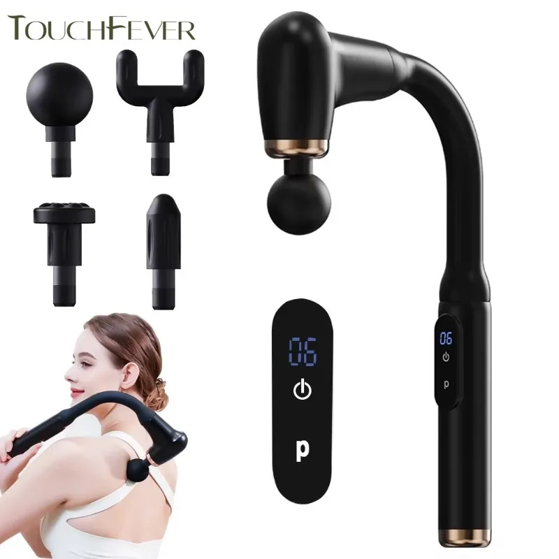 

Massage Gun with Upgraded Extension Handle Massage Gun Deep Tissu Back Massager Portable for Pain Relief