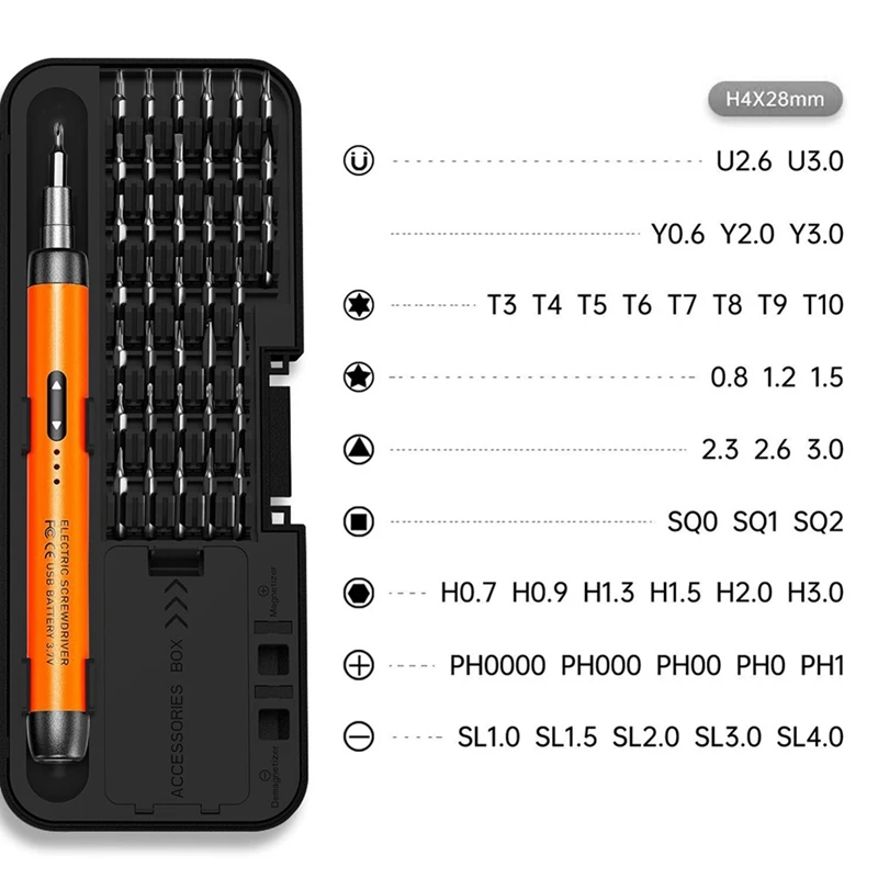 Electric Screwdriver Set Precision Power Tool Kit Rechargeable Wireless Mini Small Bits For Mobile Cell Computer