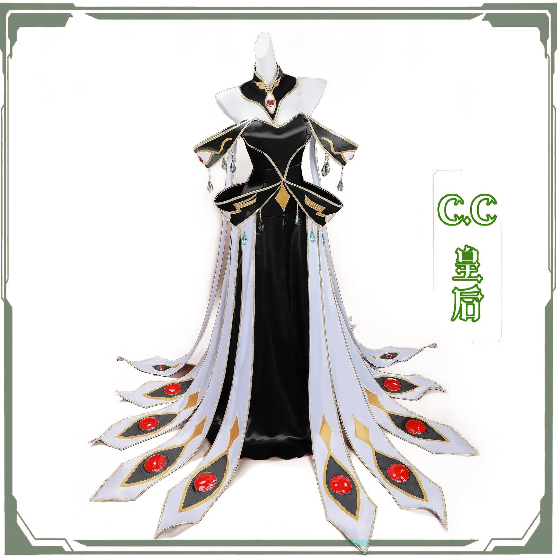 Anime Geass C.C. Cosplay Costume Lelouch White C.C. Queen Dress CC Role Play Wig Shoes For Hallowmas Carnival Adult Women