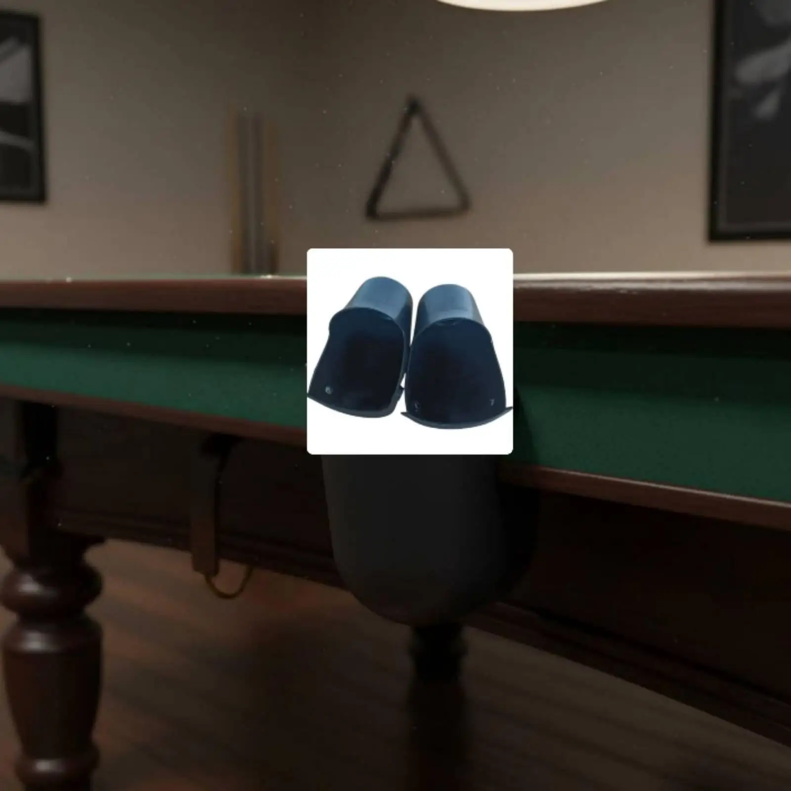 Pool Table Drop Pockets Black Plastic Replacement Billiard Table Part Uniform Fit for Arcade Home Billiards