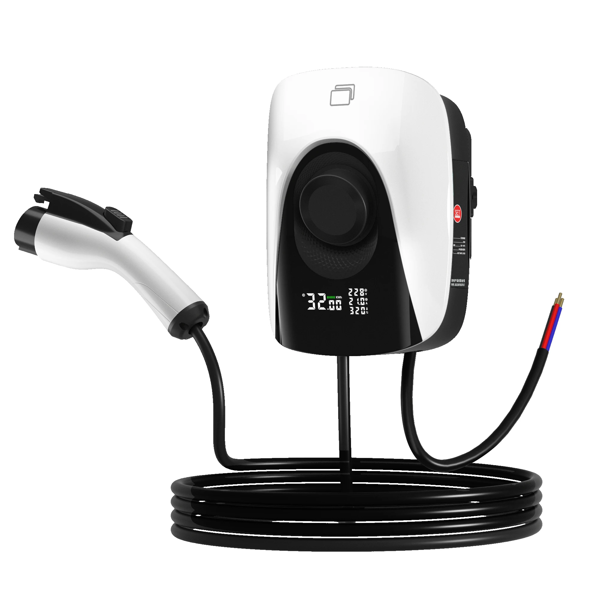 7KW 240v Type 1 Car Charging Power Stations New Energy Vehicle Ev Charger with 5m Cable United States America Parts Accessories view 4