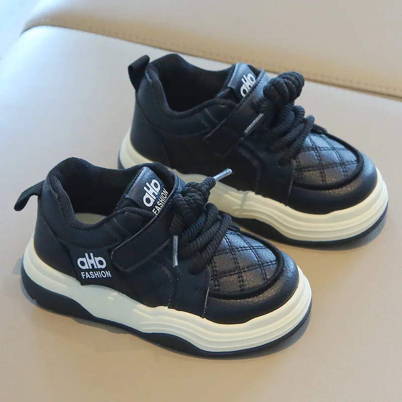 Korean Version Children's Casual Shoes for Boys Girls Non-slip White Shoes Students Outdoor Sports Shoes Kids Comfortable Style