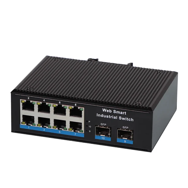 Industrial Gigabit Network Switches Poe Switch  2   SFP Network 8 Port  Switch view 5