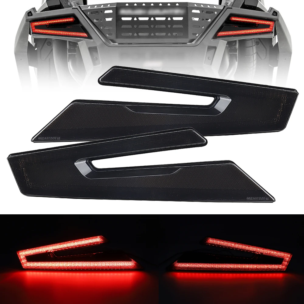 LED Taillights Rear Brake Light Running Tail Lights for Polaris RZR PRO XP/XP4 2020-2023 RZR PRO R/RZR TURBO R 2022 2023