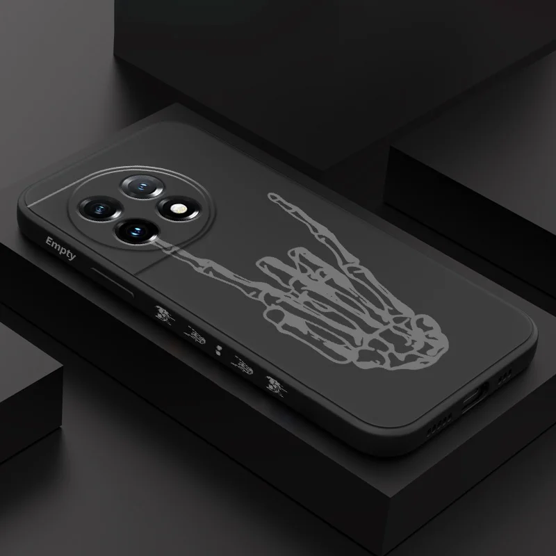 MutilatedโครงกระดูกสําหรับOneplus 13 13R 12 12R 11 11R 10 10R 10T 9R 9RT 9 8T 8 7 7T Pro 5G Liquidซิลิโคน