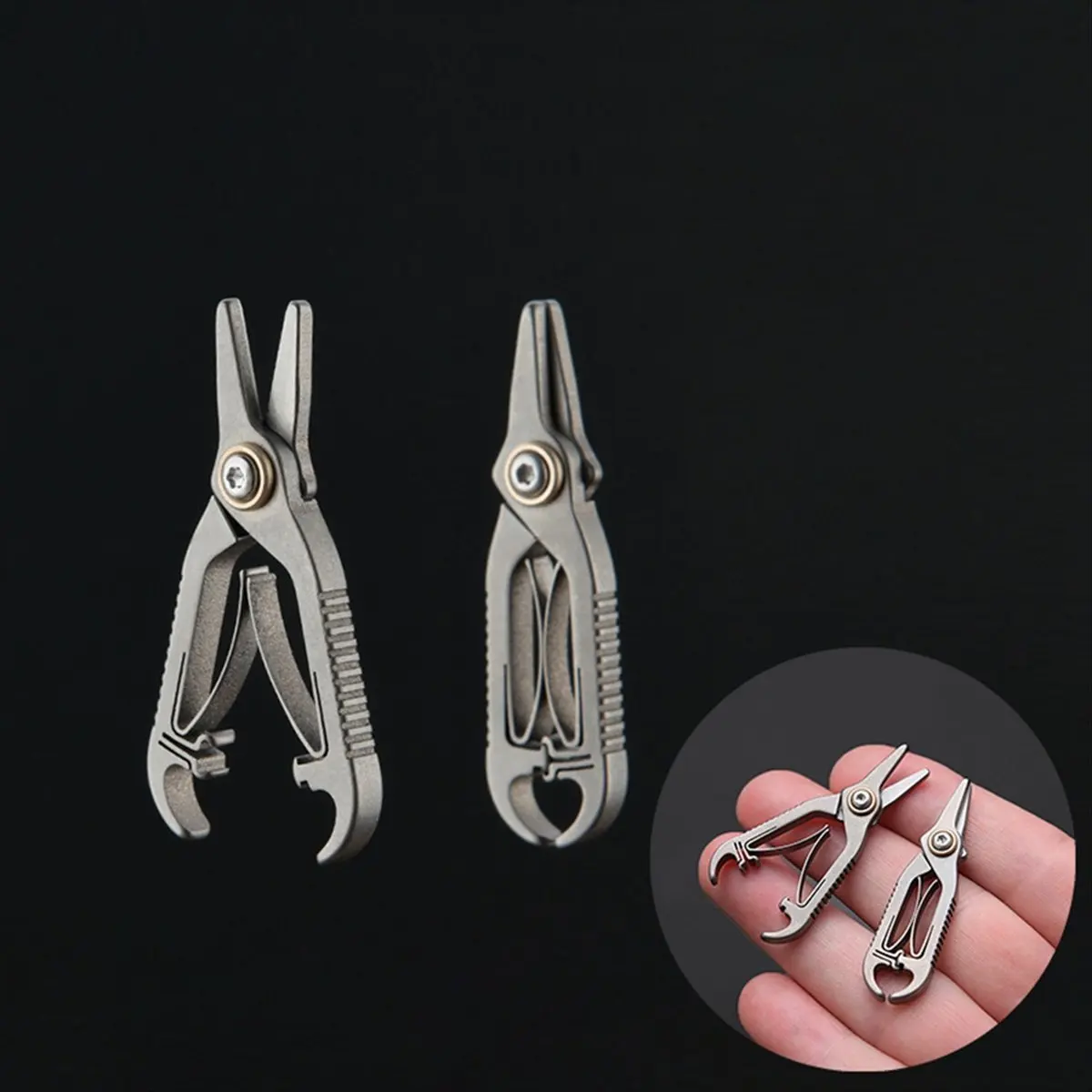 BEST! Mini Scissors Titanium Alloy Nose Hairs Small Scissors Portable Pocket Outdoor Accessories
