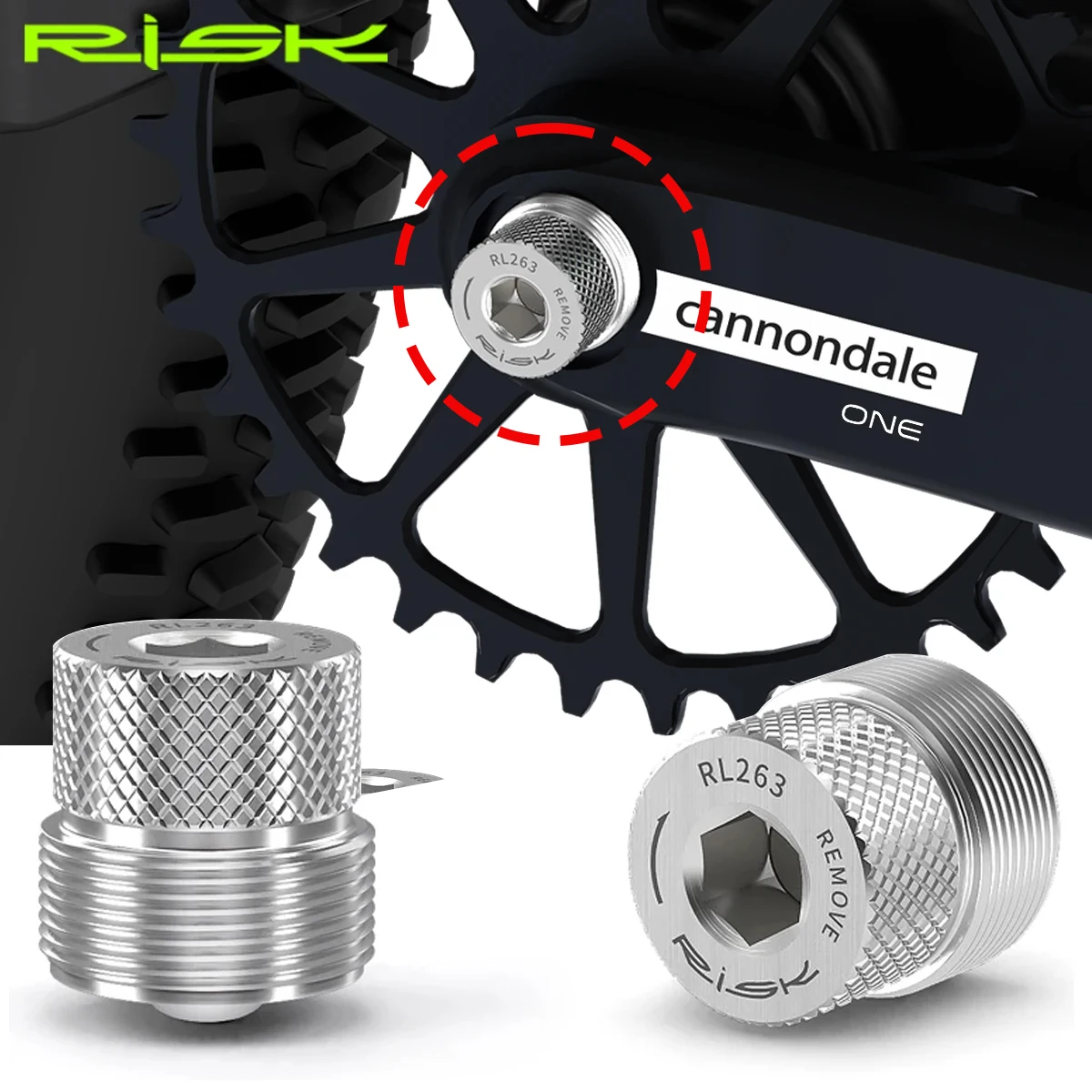 RISK-discos y bielas de bicicleta, herramienta de extracción de bielas para Cannondale SI SISL SISL2, desmontaje de soporte inferior de rueda dentada de bicicleta
