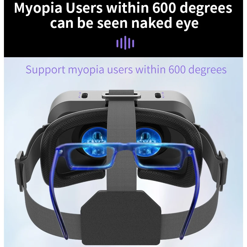 VR Glasses 3D Viar Phone Virtual Reality Headset Helmet Devices Smart Lenses Goggles For Smartphones Cell Hedset Mobile Game Set