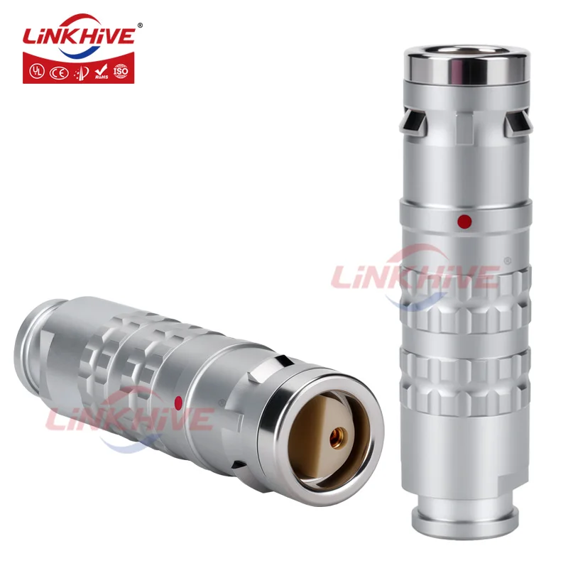 Compatible with LEMO FGG 0L 1L 2L 3L Series 2 3 4 5 6 7 8 10 12 13 14 16 18 Pin Push-Pull Latching Circular Connector