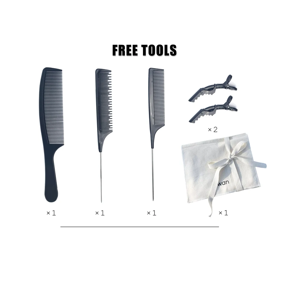 Mini Máquina de Extensiones de Cinta kiikiigirl Remy Piel Tejido Adhesivo Blanco para Salón Alta Calidad 4