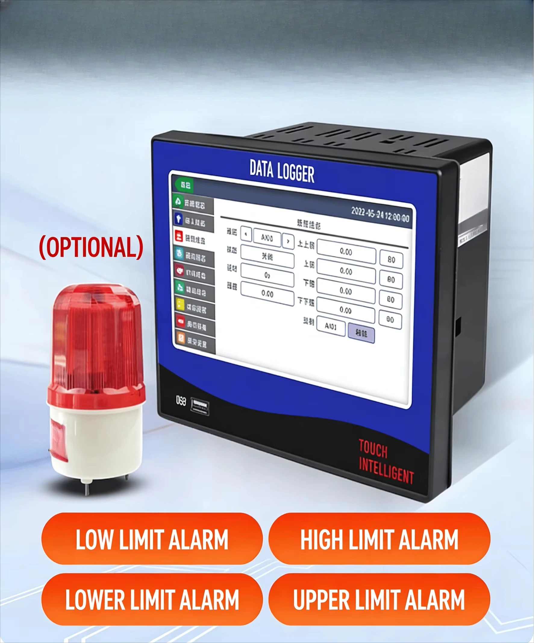Intelligent Color Display Precision Data and Trend Icon Recorder, Digital Panel bar Graph and Curve Graph Display Device